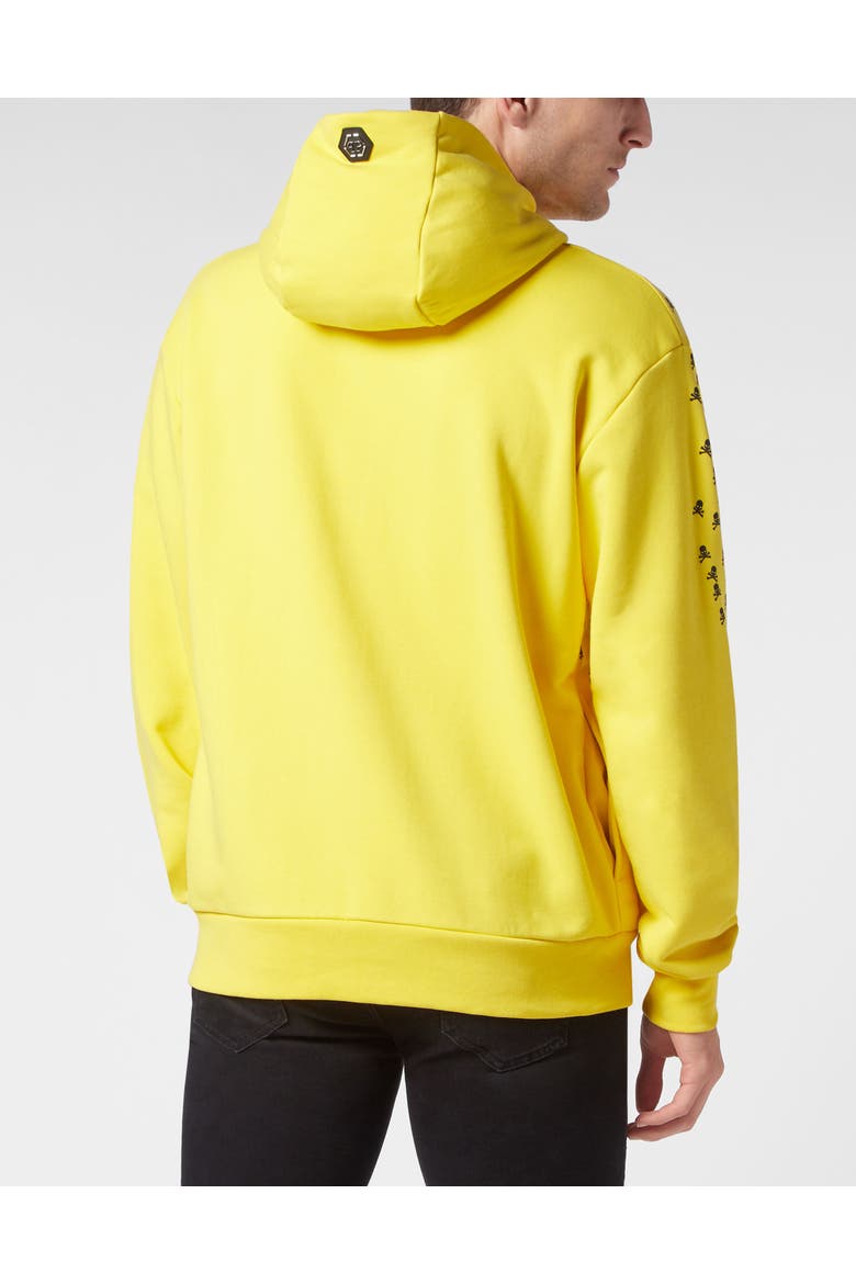 Hoodie Sweatshirt Skull&Amp;Bones Men, Alternate, color, yellow