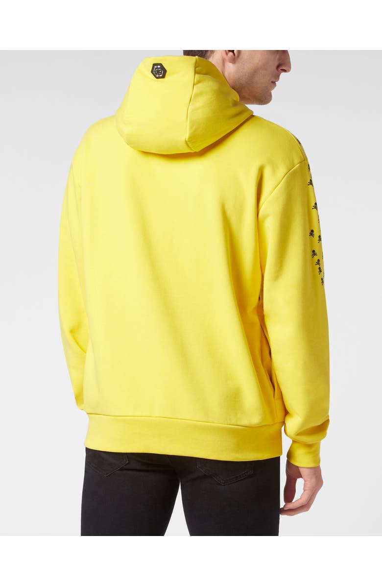 PHILIPP PLEIN Hoodie Sweatshirt Skull&Amp;Bones Men, Alternate, color, Yellow
