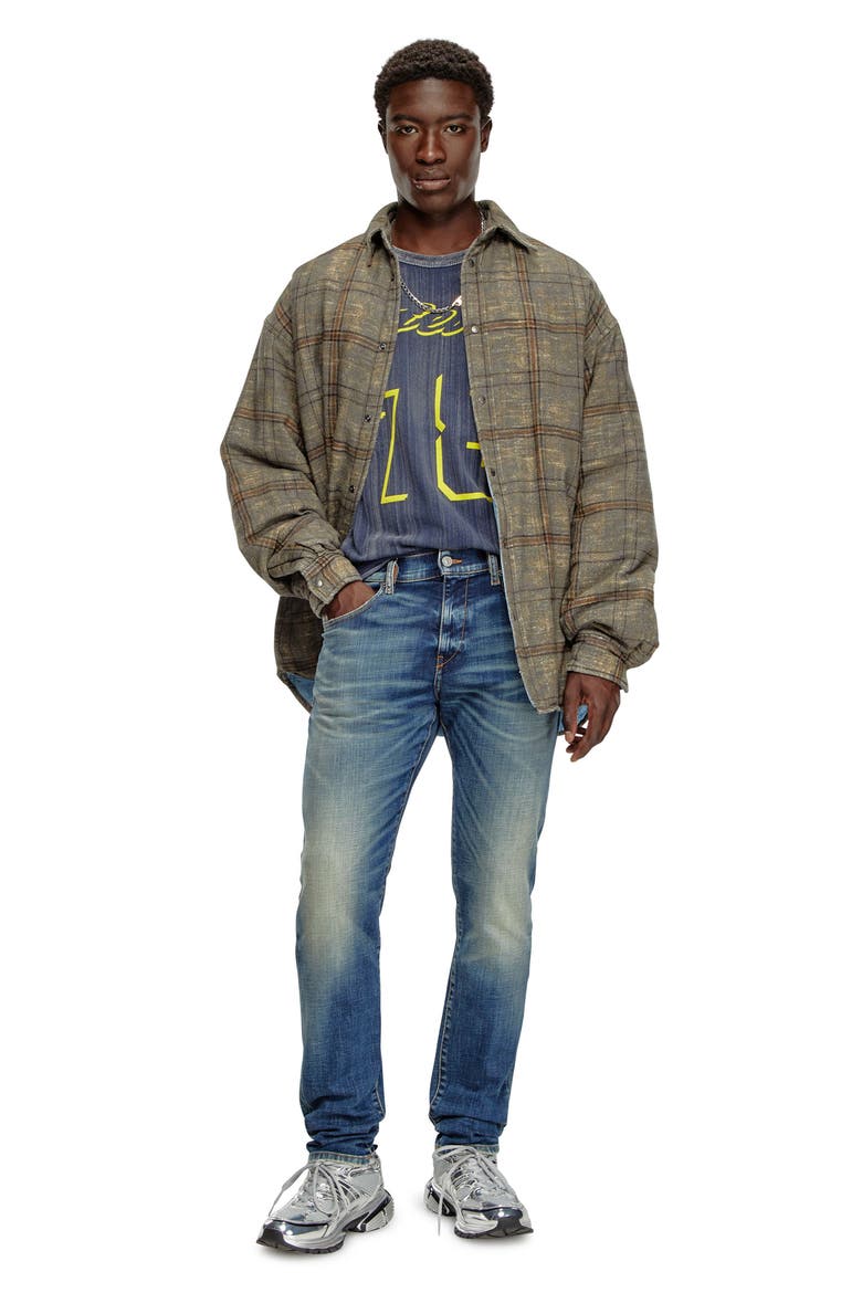 2019 D-Strukt Slim Fit Jeans, Alternate, color, DENIM
