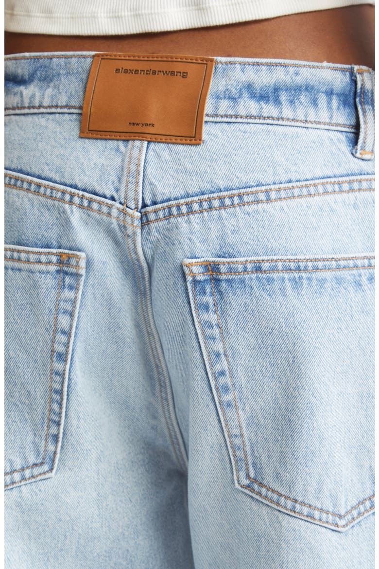 Blow Up Mid Rise Balloon Leg Jeans, Alternate, color, VINTAGE BLEACH BLUE