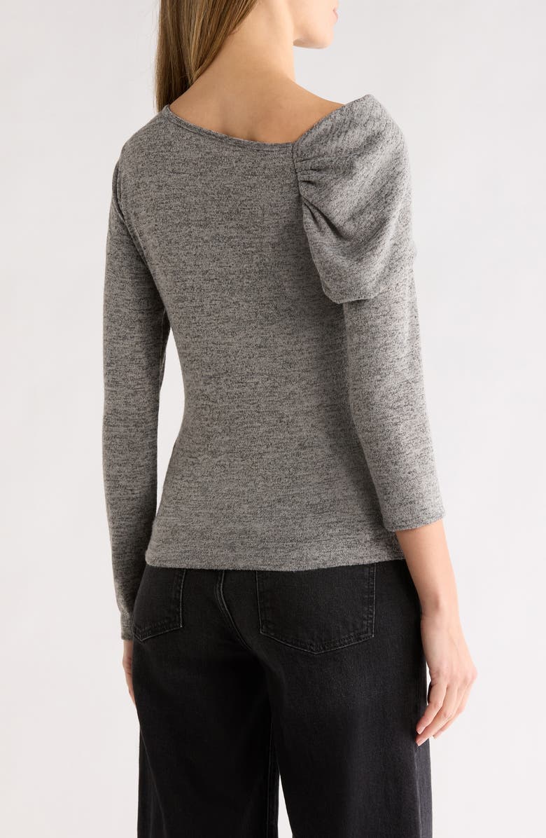 Renee C One-Shoulder Knit Top, Alternate, color, Grey