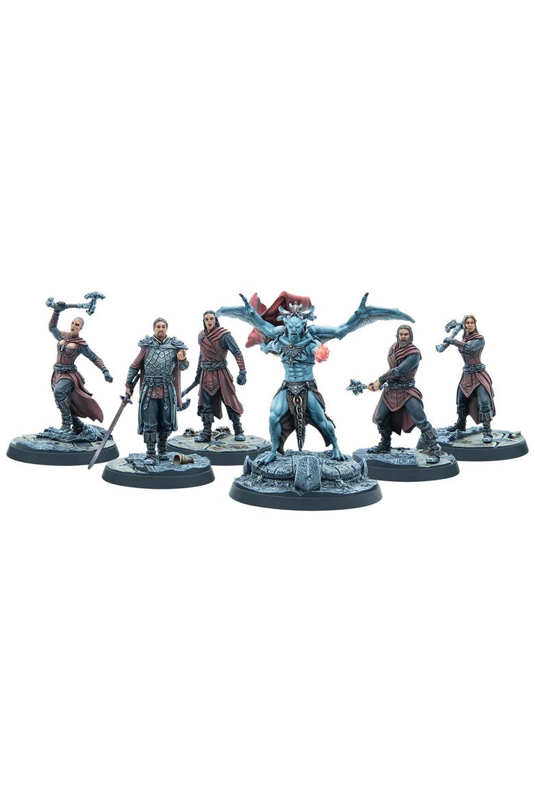 The Elder Scrolls Call to Arms, Vampire Core Set, 6 Unpainted Resin Figures, Alternate, color, Multicolored