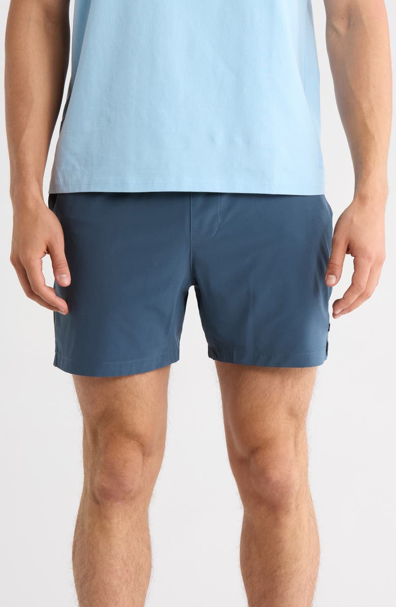 Faherty Shortlite Swim Trunks, Main, color, Offshore Storm