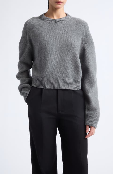 Marcela Cropped Crew Sweater