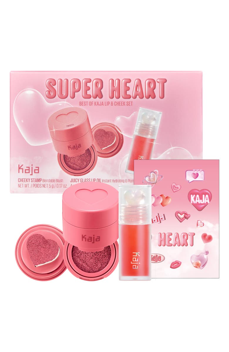 Kaja Super Heart Best of Kaja Lip & Cheek Set, Main, color, 