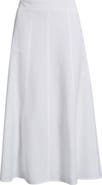 Anne Klein Panel A-Line Midi Skirt