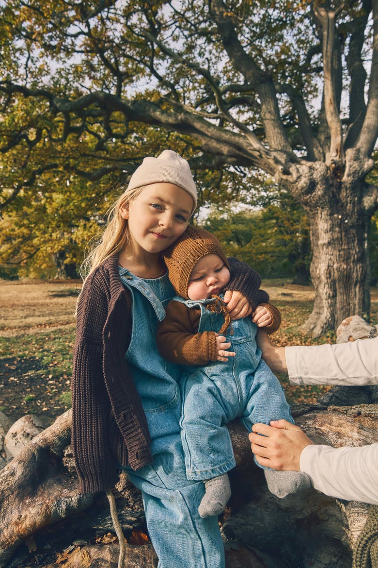 The Chunky Cardigan Baby, Alternate, color, oatmeal