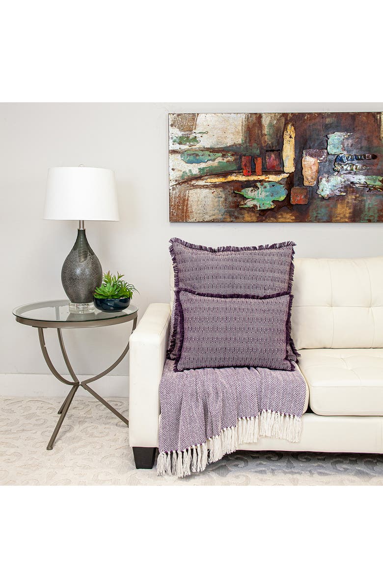 PARKLAND COLLECTION Stripe Accent Pillow, Alternate, color, 