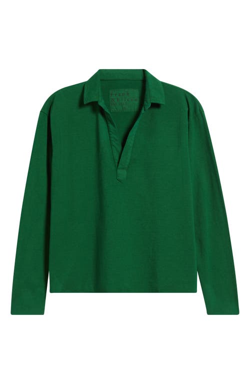 Frank & Eileen Patrick Popover Henley In Green