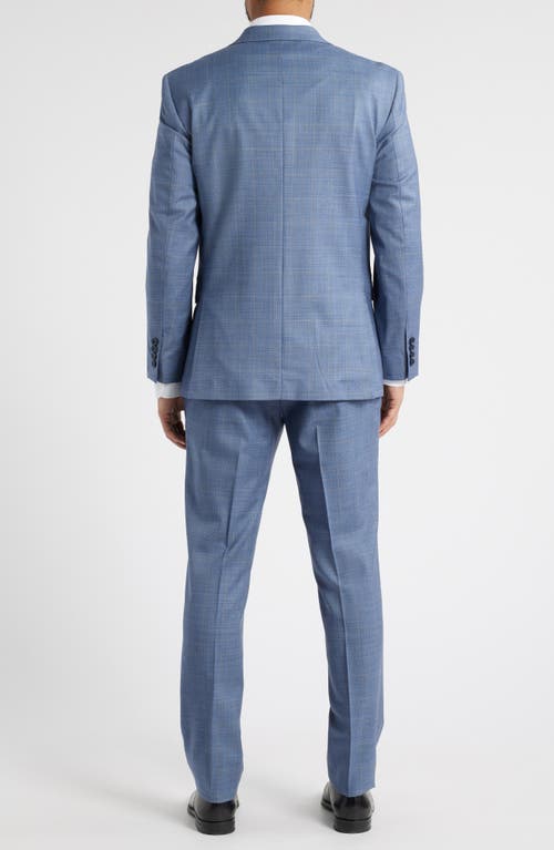 NORDSTROM NORDSTROM HENRIK TRIM FIT STRETCH ITALIAN MÉLANGE WOOL SUIT