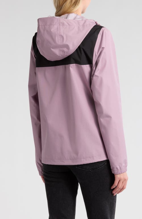 Helly Hansen Vancouver Hooded Rain Jacket In Purple Clay