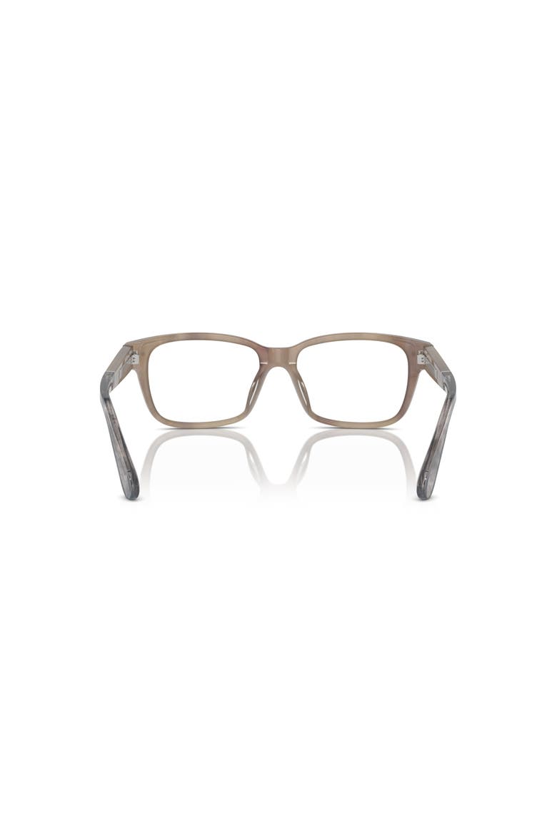 53mm Rectangle optical glasses, Alternate, color, Beige