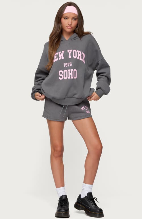 Edikted Soho 76 Sweatshorts In Gray