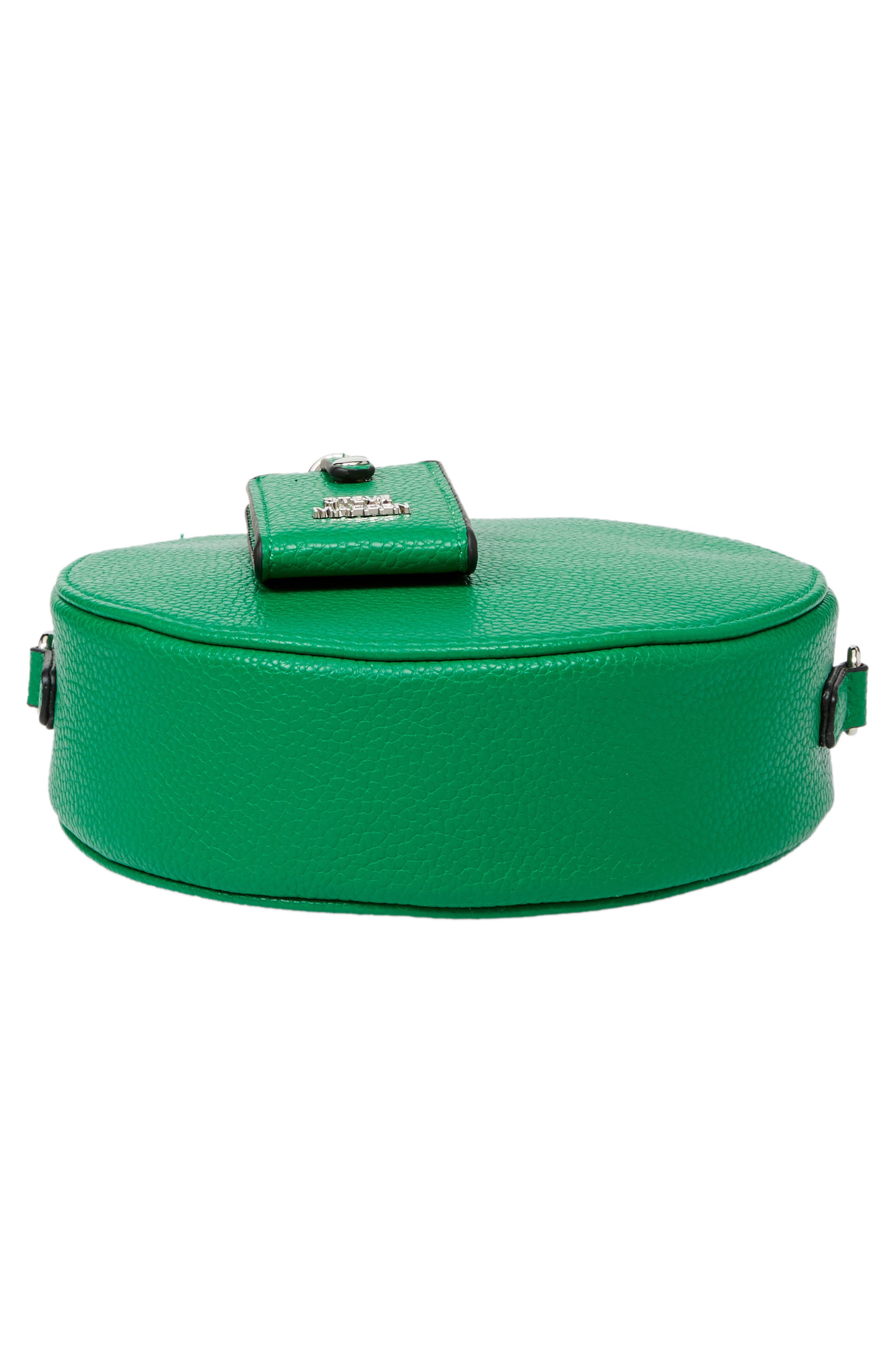 Pebbled Faux Leather Canteen Bag, Alternate, color, GREEN
