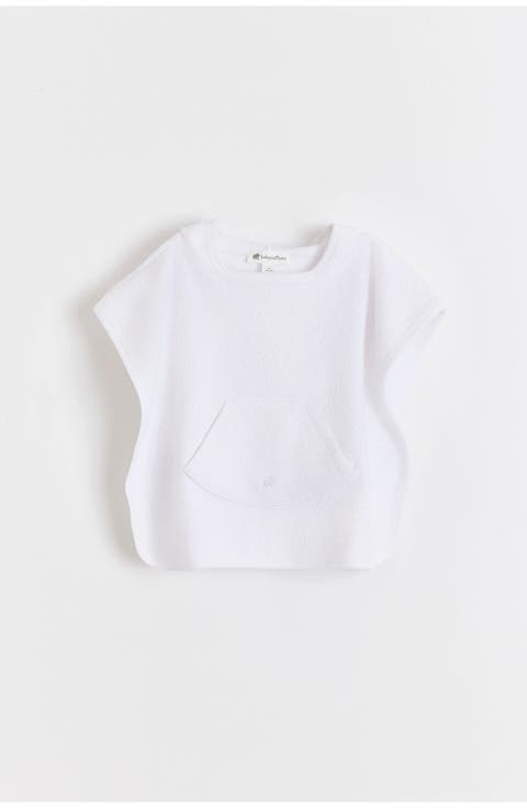 Premium Peruvian Pima Cotton Logo Poncho Towel for Toddler