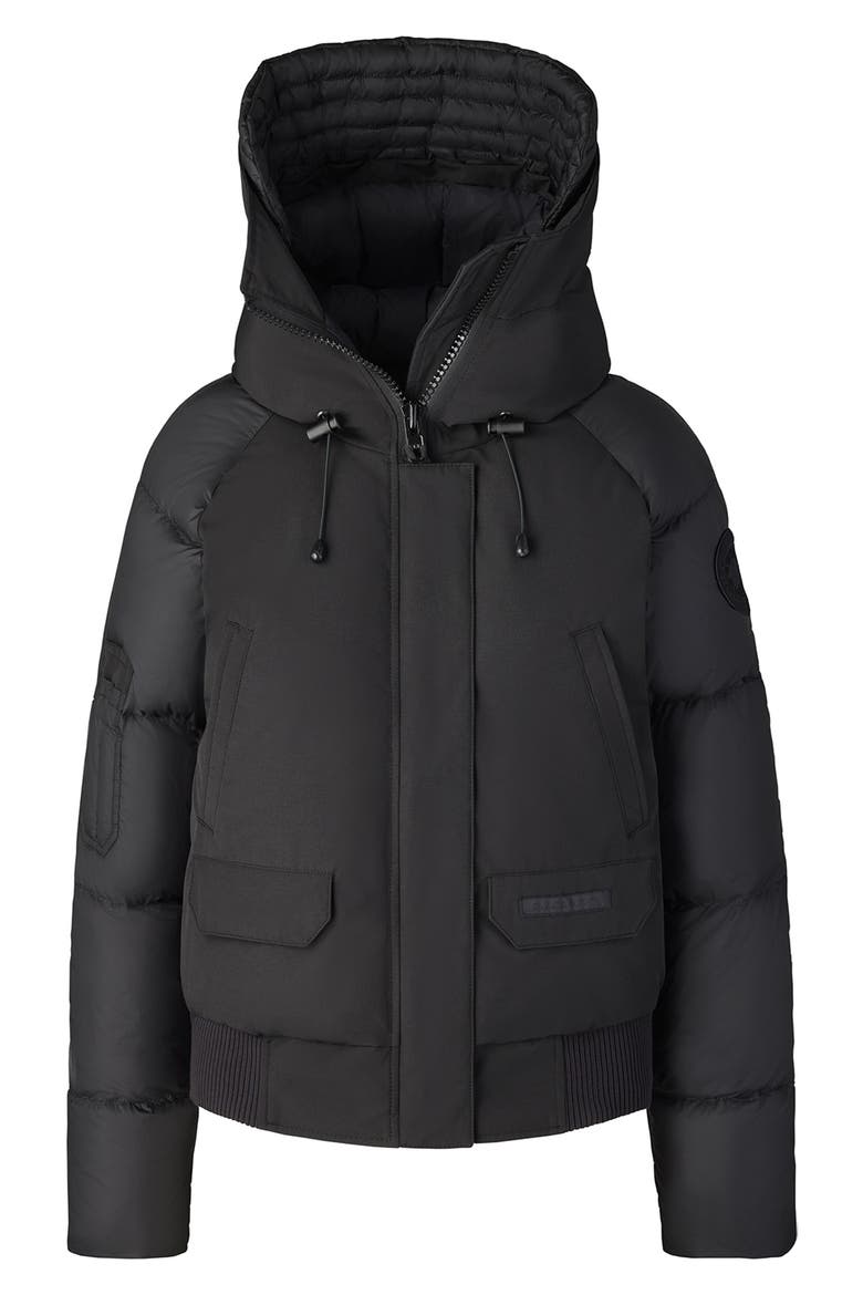 Paradigm Chilliwack Black Label 625 Fill Power Down Bomber Jacket, Alternate, color, BLACK - NOIR