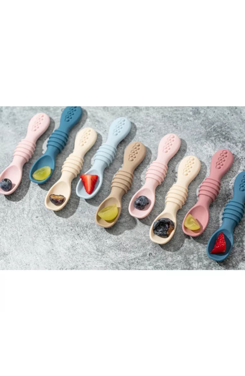 Sperric Baby Feeding Spoon Set 6-Piece, Alternate, color, Tan