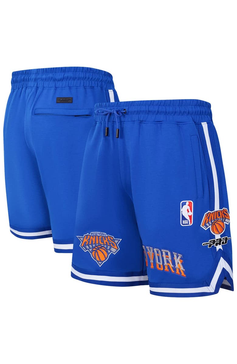 PRO STANDARD Men's Pro Standard Blue New York Knicks 2024/25 City Edition 2.0 Shorts, Main, color,
