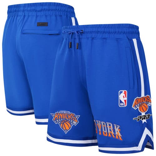 Pro Standard Men's Blue New York Knicks 2024/25 City Edition 2.0 Shorts In Blue