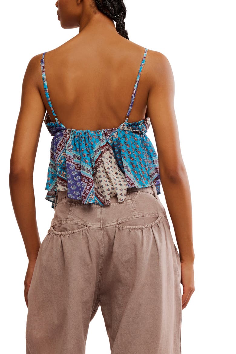 Alix Print Camisole, Alternate, color, OCEAN COMBO