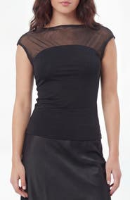 BY DESIGN Fiona Mesh Top
