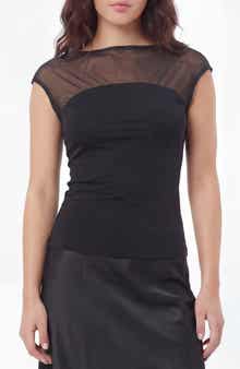 BY DESIGN Fiona Mesh Top