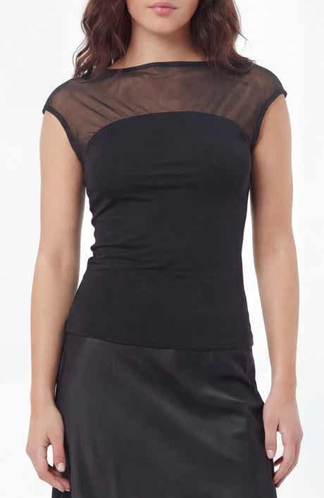 BY DESIGN Fiona Mesh Top