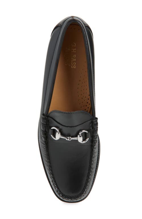 G.h.bass Lincoln Bit Easy Weejun Penny Loafer In Black