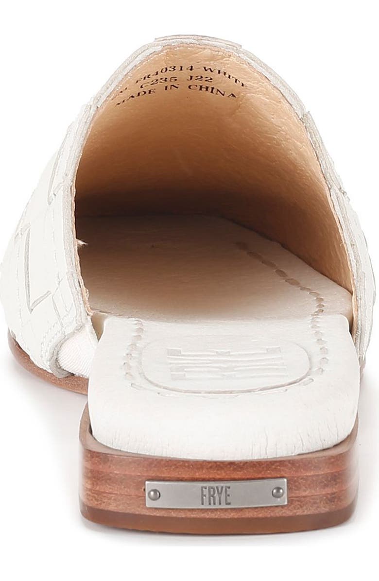 Frye Cara Woven Square Toe Mule, Alternate, color,