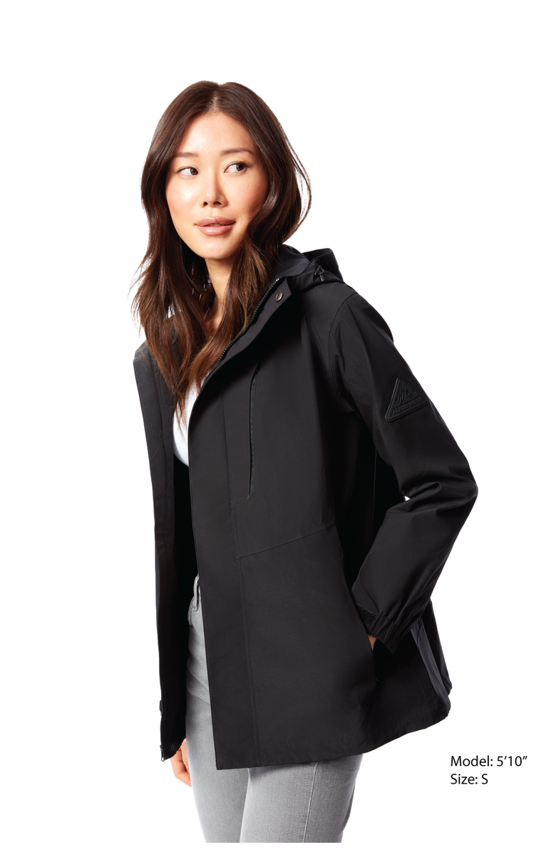 Alpine North Tahsis - Lightweight Waterproof Shell Rain Jacket, Alternate, color, Black