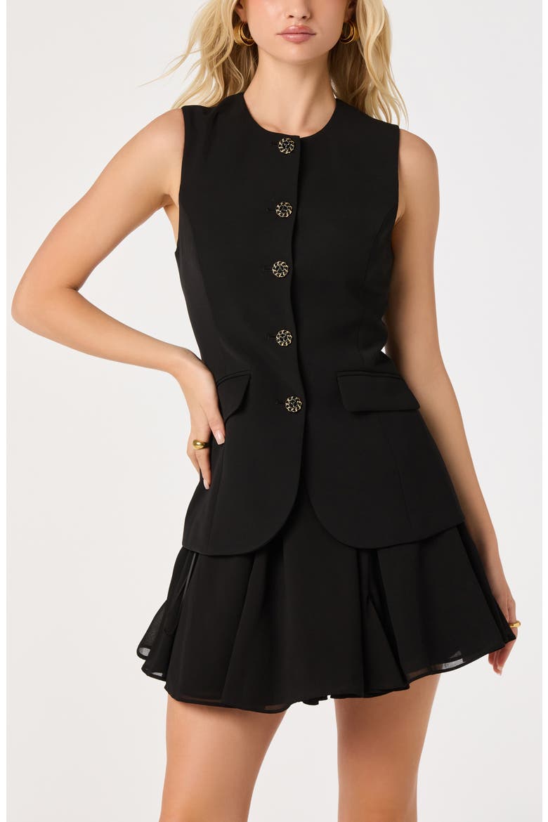 Christen Sleeveless Dress, Alternate, color, BLACK