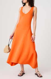 French Connection Knit Fit & Flare Midi Dress
