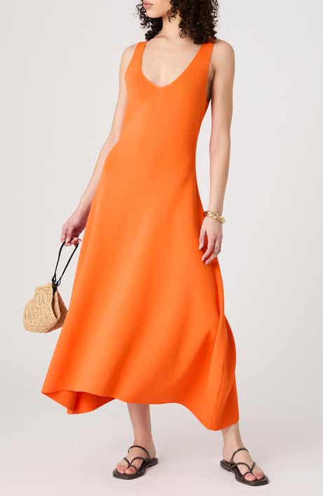 Knit Fit & Flare Midi Dress