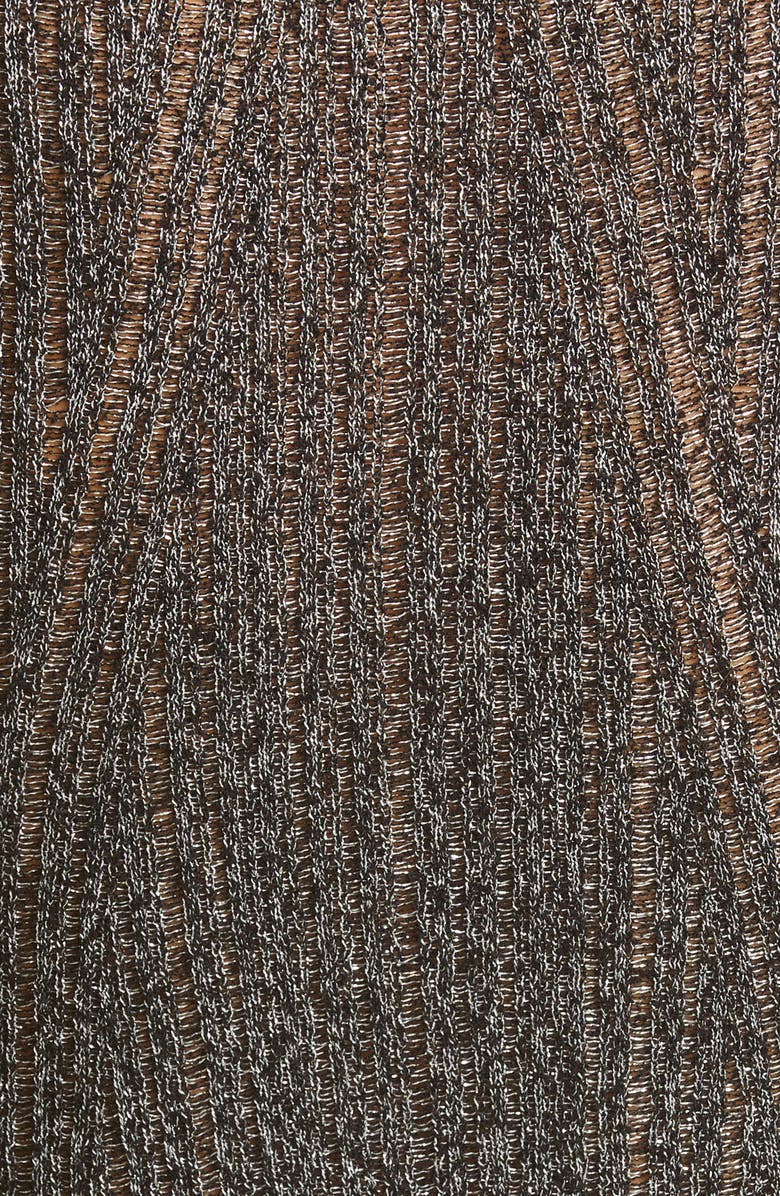 rag & bone Lexi Semisheer Cotton Blend Rib Turtleneck Top, Alternate, color,