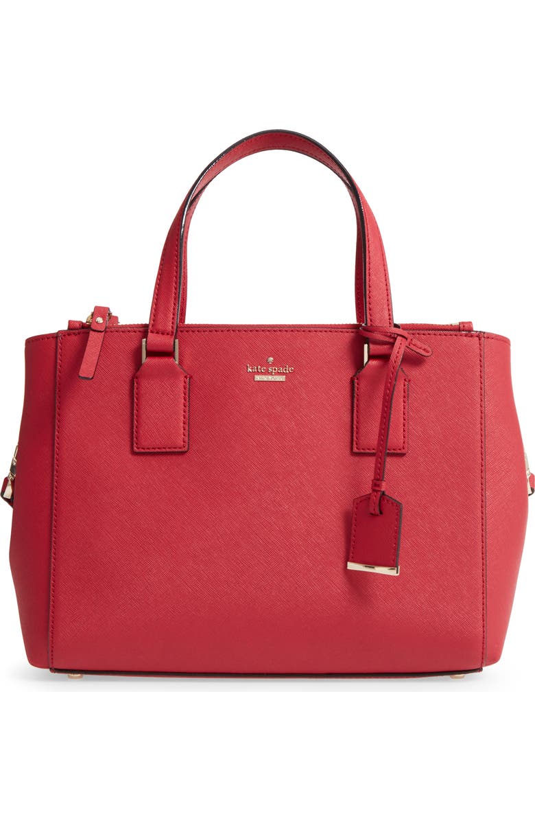 Kate Spade New York cameron street - teegan calfskin leather satchel, Main, color,