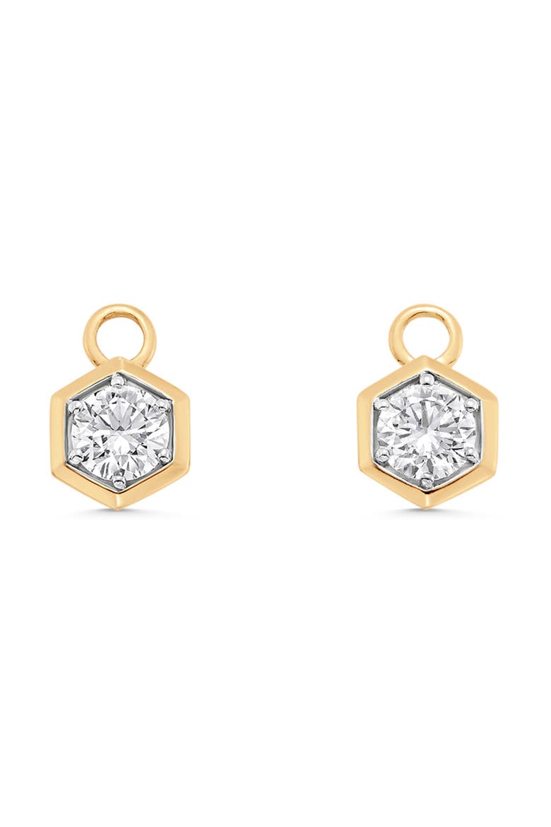Honeycomb Charms, Main, color, YELLOW GOLD