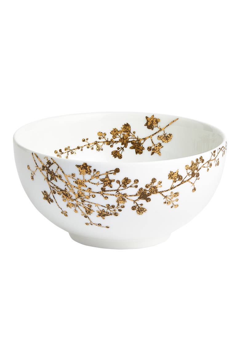 Jardin Bone China Rice Bowl, Main, color, MULTI