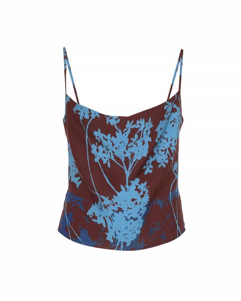 Hydra Printed Cowl Neck Cami