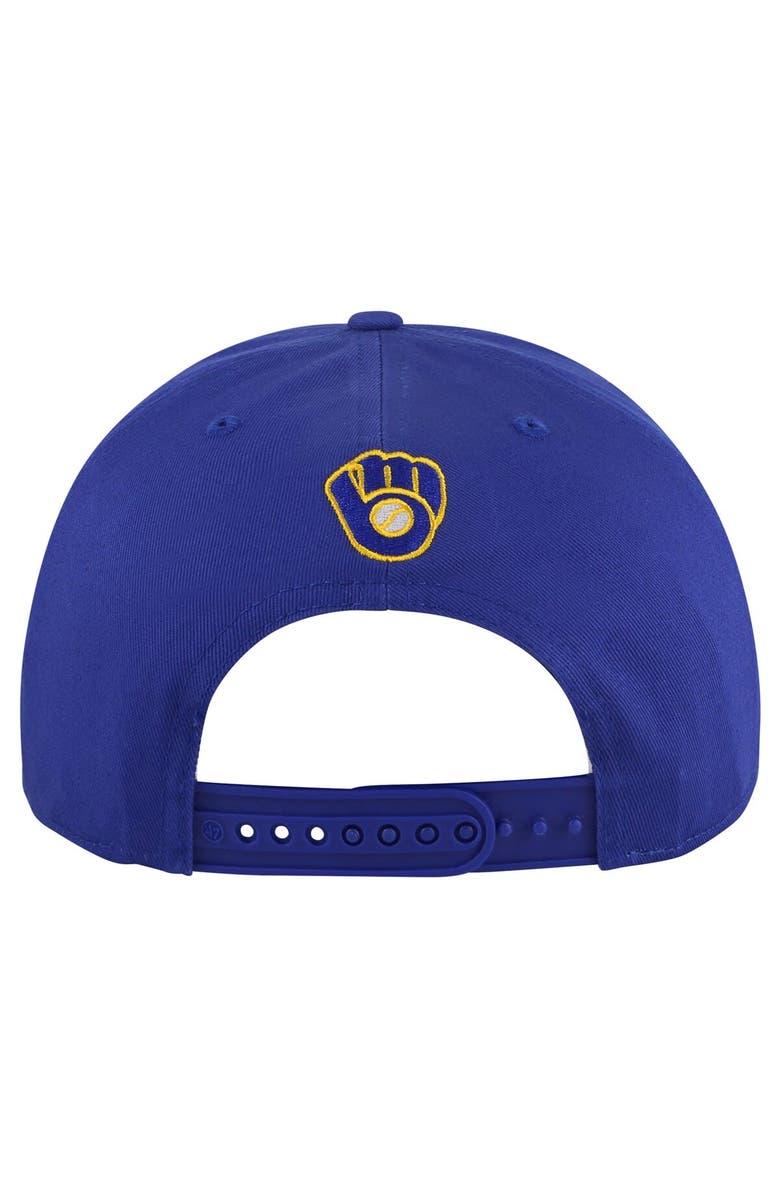 '47 Men's '47 Royal Milwaukee Brewers Wax Pack Collection Premier Hitch Adjustable Hat, Alternate, color, Royal
