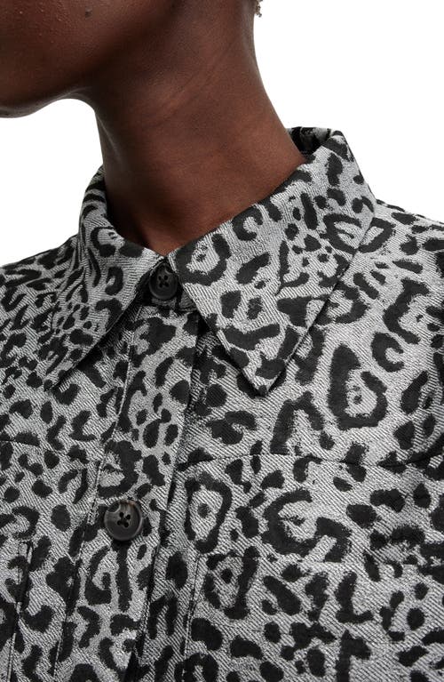 Allsaints Jemi Leopard Print Button-up Shirt