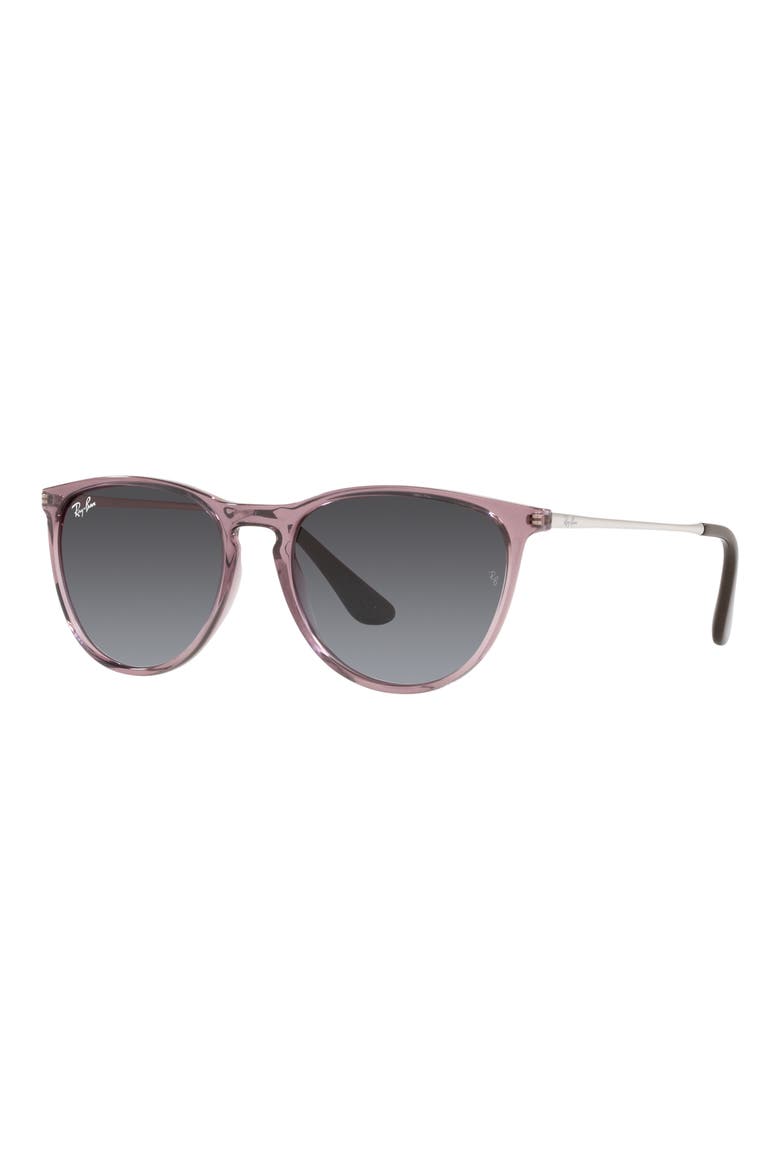 Kids' Junior Erika 50mm Gradient Phantos Sunglasses, Alternate, color, TRANSPARENT VIOLET