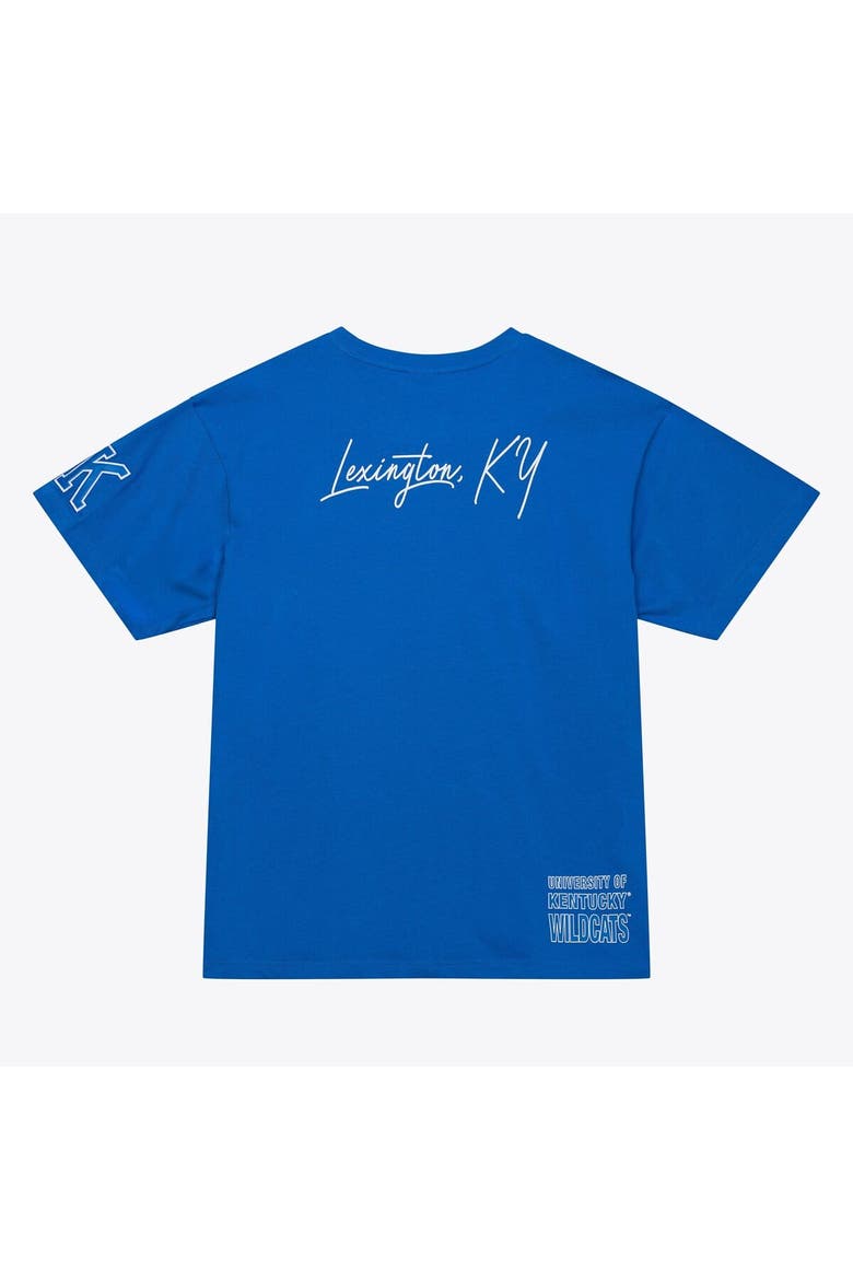 Men's Mitchell & Ness Royal Kentucky Wildcats Double Clutch Premium T-Shirt, Alternate, color, Royal