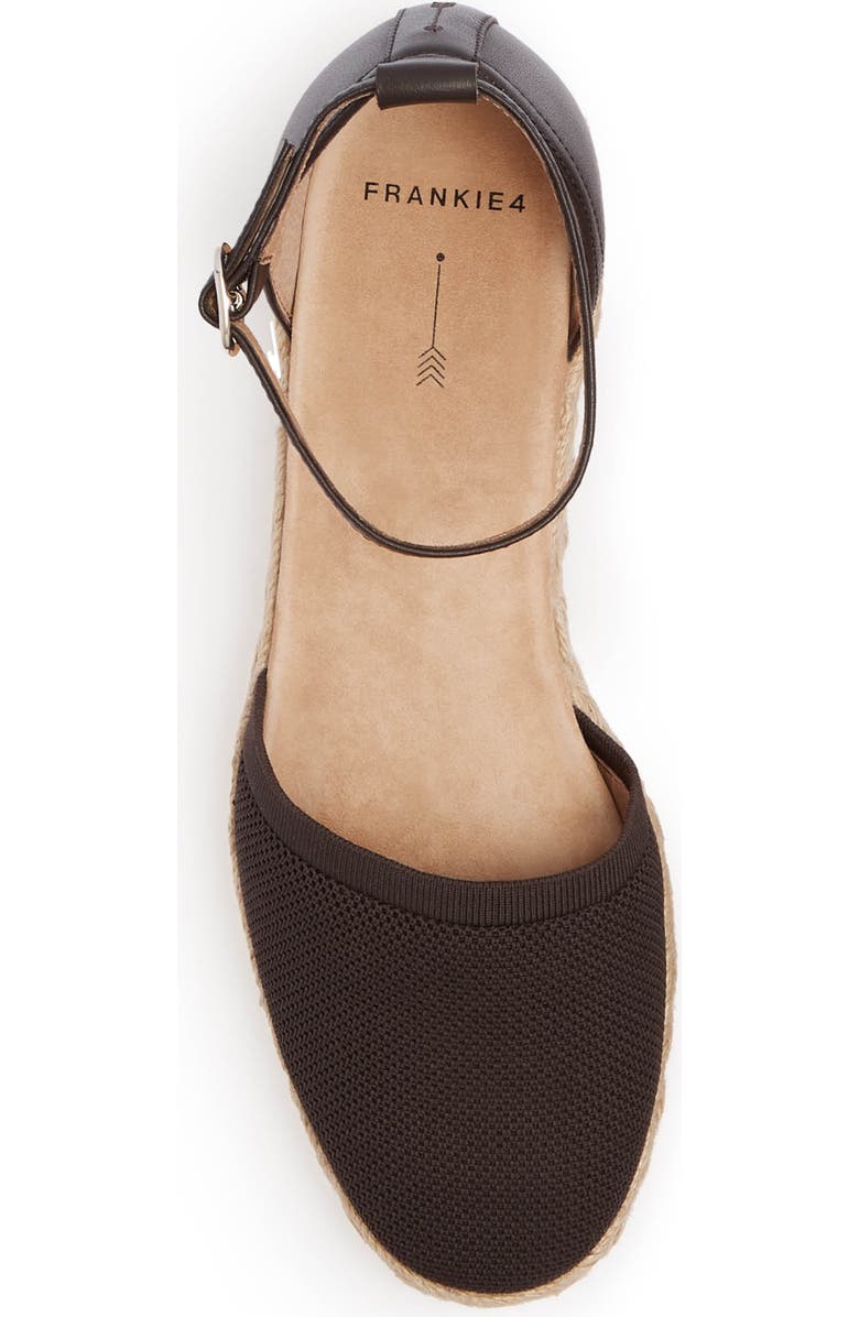FRANKIE4 Kit Ankle Strap Platform, Alternate, color, Chocolate Knit