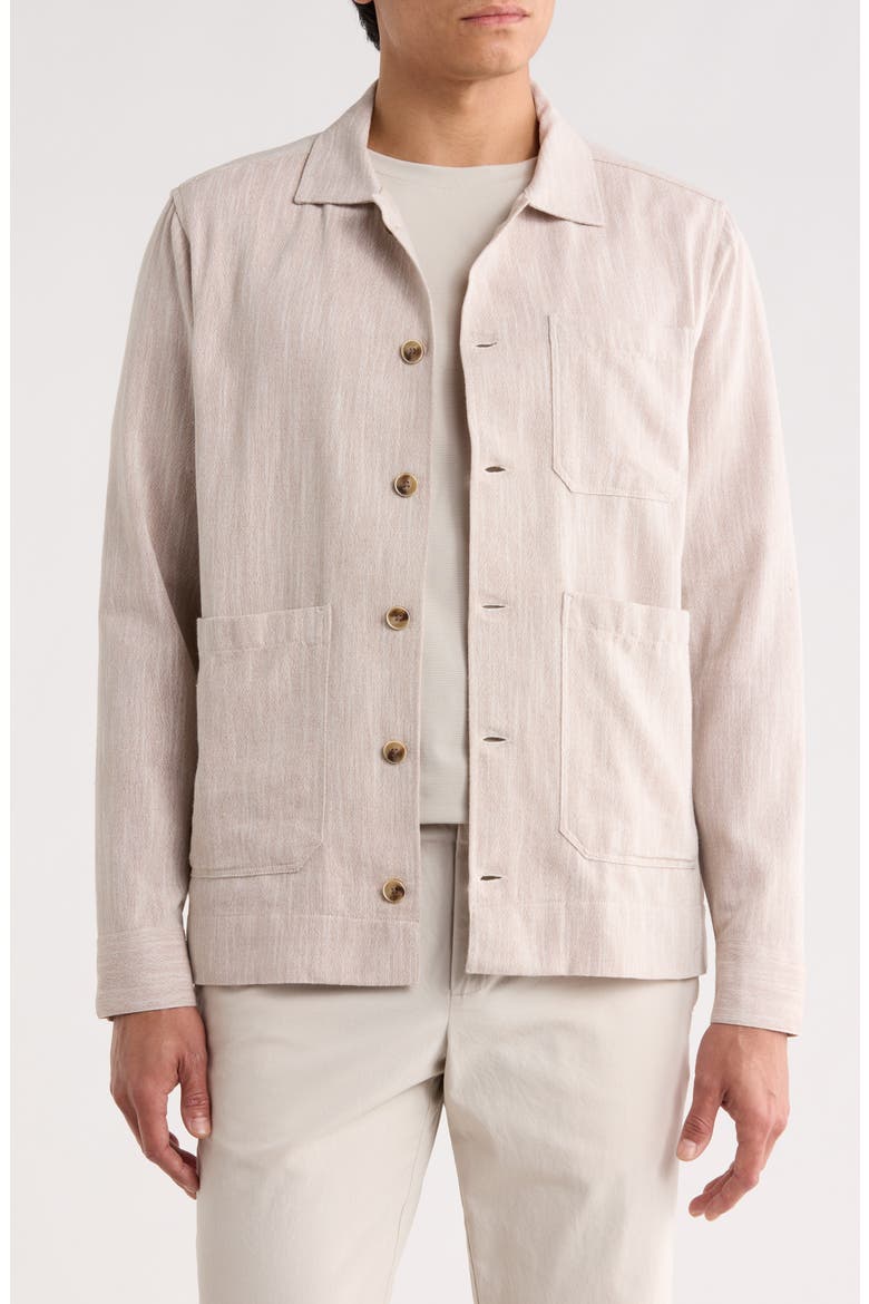 Percy Overshirt, Main, color, MOONSTONE
