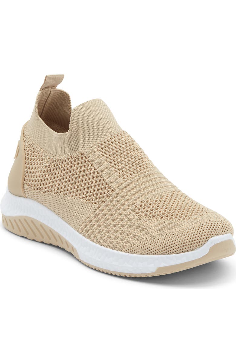 Tahari Knit Slip-On Sneaker, Main, color, Natural