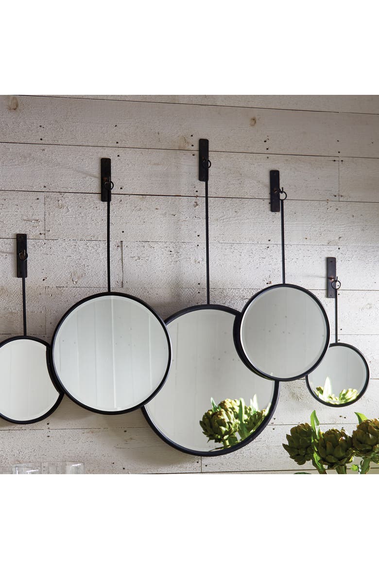 Maison Noir Pendulum Mirrors Set of 5, Alternate, color, Black
