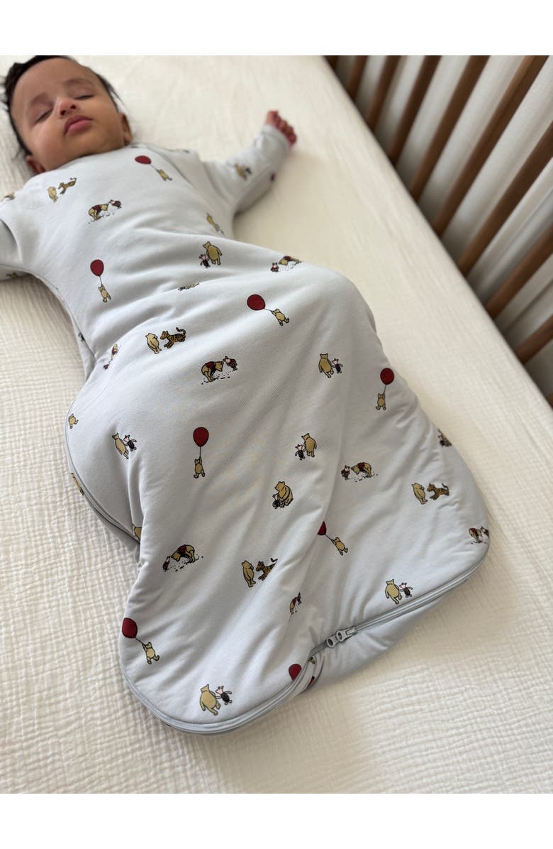 gunamuna Unisex Baby Long Sleeve Transitional Swaddle Sleep Sack, Easy Diaper Changes, 2.5 TOG, Alternate, color, Pooh
