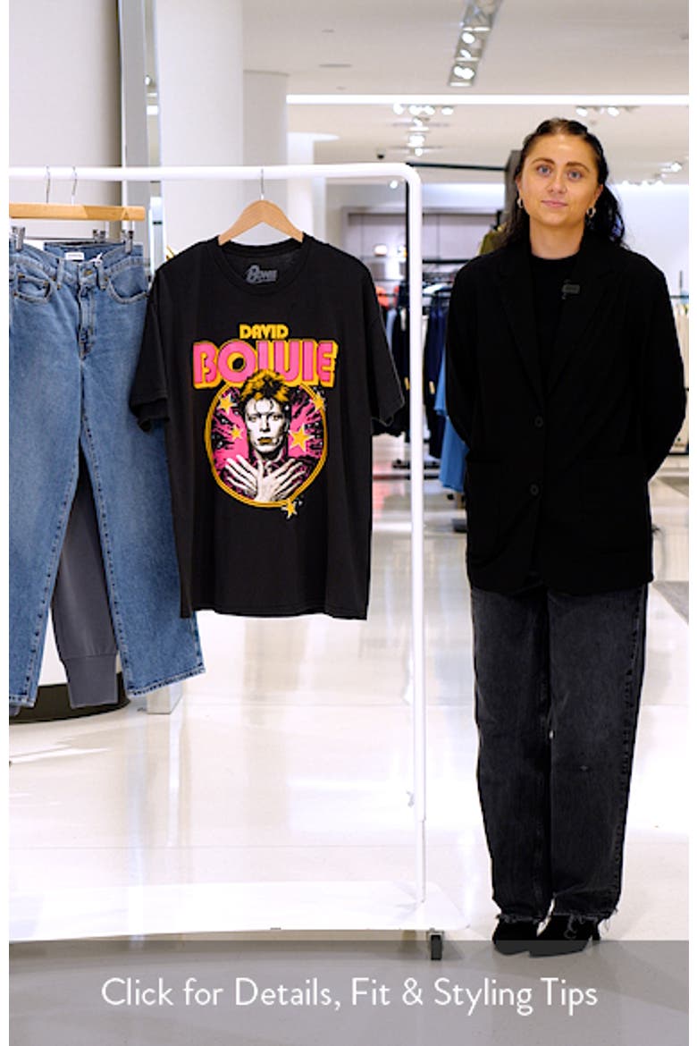 David Bowie Cotton Graphic T-Shirt (Women) | Nordstromrack
