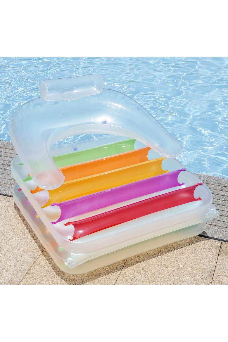 High Fashion Folding Lounge Chair, Alternate, color, Multicolored