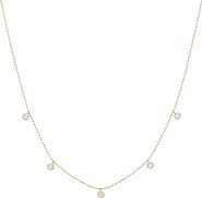 Bearfruit Jewelry Sterling Silver 18k Gold Plated Callie Necklace Dainty Trendy Minimal
